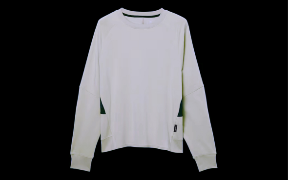 NUMBERONE Women's Color-Block Raglan Sleeve Crewneck Sweatshirt | Quick-Dry & Sporty-Chic