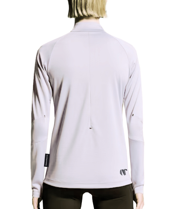 NUMBERONE Women's Quick-Dry Half-Zip Long Sleeve Top | Moisture-Wicking & Athletic Fit
