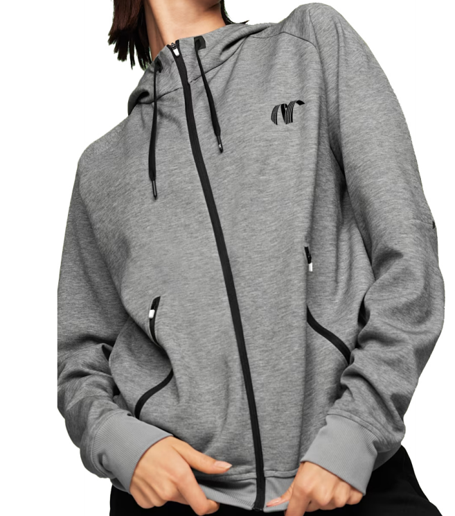 NUMBERONE Women's Fleece-Lined Cropped Hoodie | Cozy & Modern Streetwear