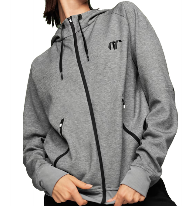 NUMBERONE Women's Fleece-Lined Cropped Hoodie | Cozy & Modern Streetwear