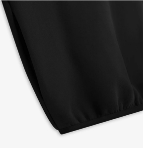 NUMBERONE Unisex Oversized Black Half-Zip Stand Collar Sweatshirt | Cozy & Minimalist