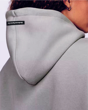 NUMBERONE Women's Full-Zip Heather Gray Knit Hooded Jacket | Comfortable & Versatile