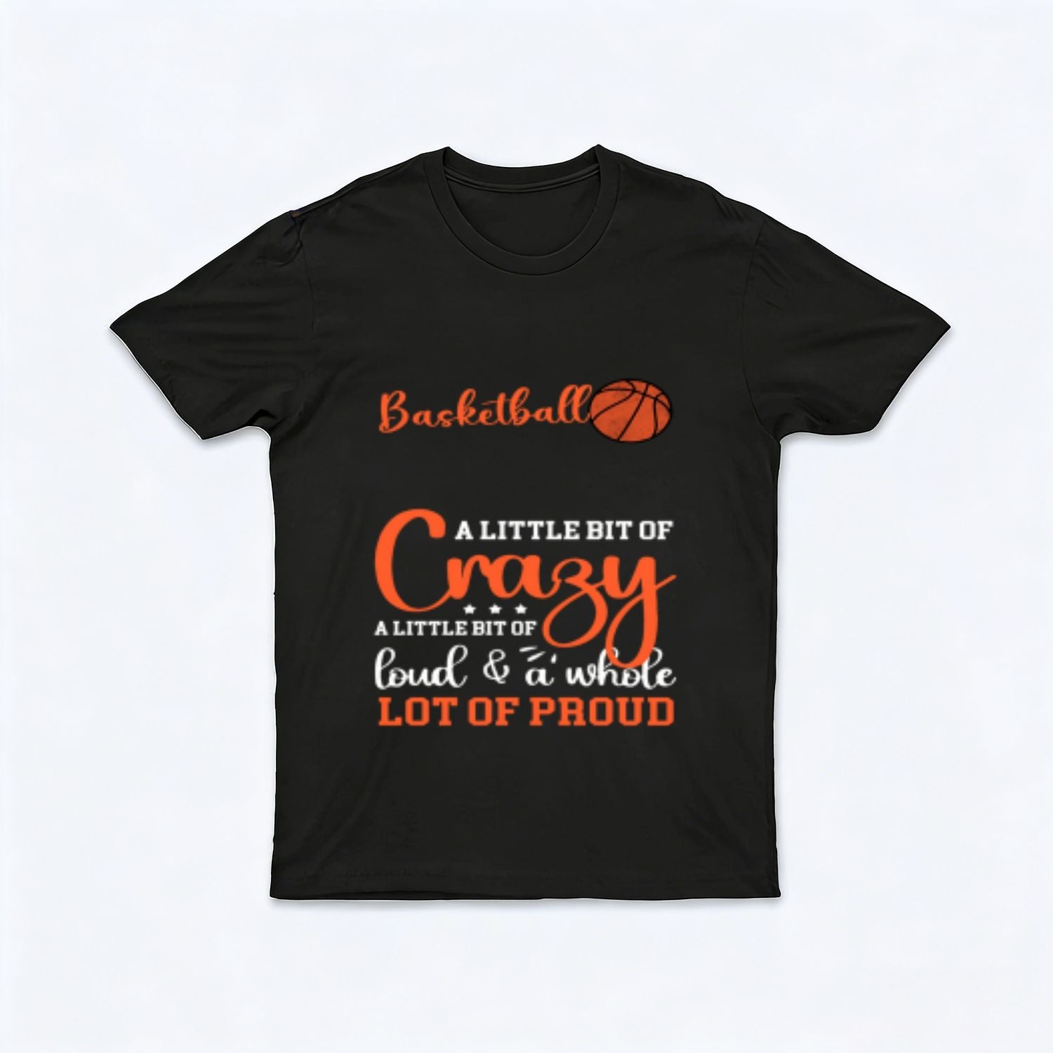 Crazy, Loud & Proud Sport Grandma - Personalized Custom T Shirt - Birthday, Loving, Funny Gift for Grandma/Nana/Mimi, Mom, Wife, Grandparent